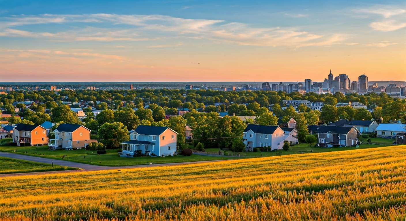 Greely rural landscape with Ottawa skyline