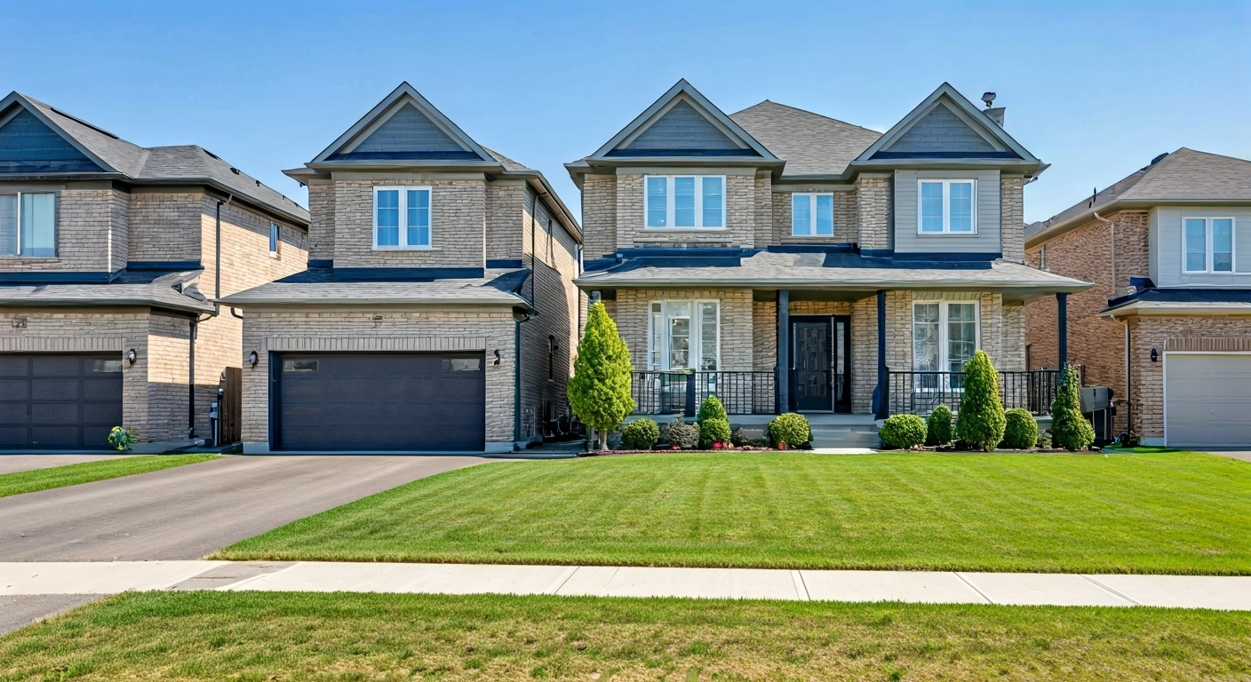 Barrhaven suburban homes street